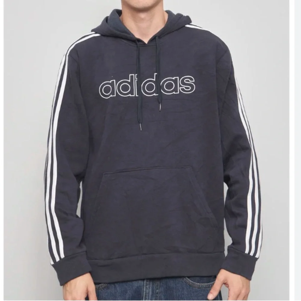 Adidas Men’s Hoodie, Navy Blue | Size 2XL EUC